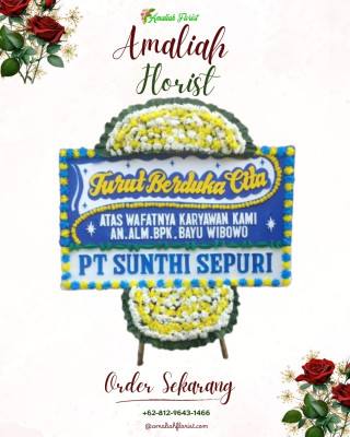 Papan Bunga Duka di Ujuna