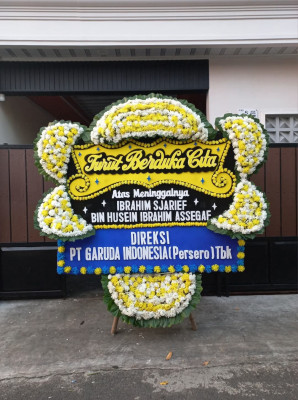 Papan Bunga Duka di Ujuna